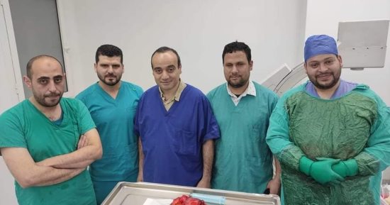 استئصال ورم يزن 7 كيلو من بطن مريضة بمستشفى الباجور فى المنوفية
