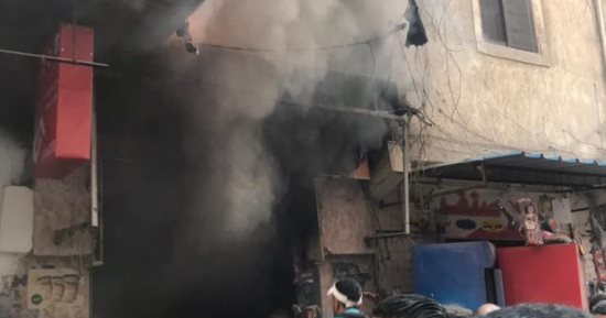 السيطرة على حريق فى محل بمنطقة الحضرة بالإسكندرية 