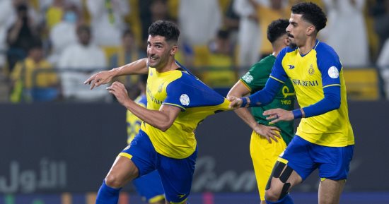 التعادل يحسم الشوط الأول من مواجهة النصر ضد الخليج بالدوري السعودي