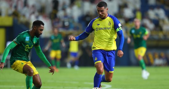 تعادل النصر ضد الخليج 1-1 فى الدوري السعودي.. فيديو