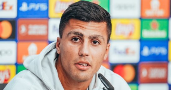 رودري: مانشستر سيتي متواجد للقتال أمام ريال مدريد في أبطال أوروبا
