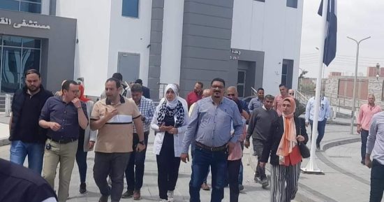 مساعد وزير الصحة يتفقد مشروعات صحية تحت الإنشاء بالإسماعيلية