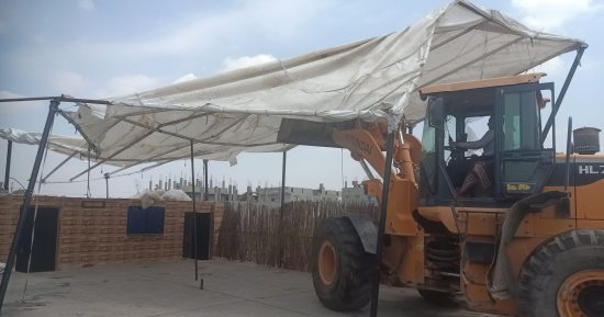 محافظ كفر الشيخ: إزالة 14حالة تعد على أملاك الدولة بقلين ضمن الموجة 21