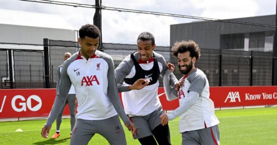 محمد صلاح يتألق فى تدريبات ليفربول قبل مواجهة ليستر سيتى