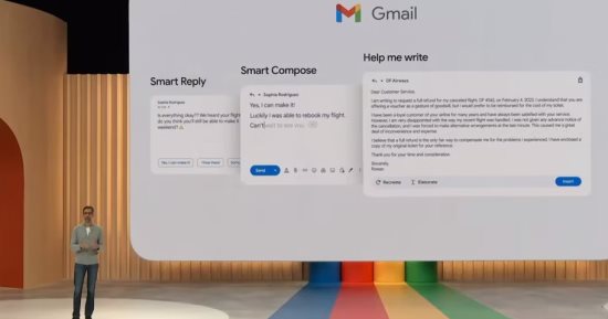 Google I / O 2023.. جوجل تطرح ميزة جديدة لكتابة الرسائل بالذكاء الاصطناعى فى Gmail بدلا منك