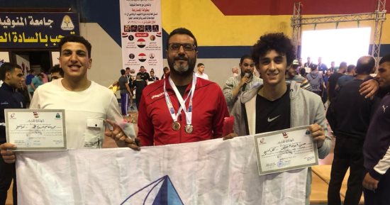 جامعة كفر الشيخ تحصد الفضية والبرونزية فى المصارعة الرومانية ببطولة الشهيد الرفاعي