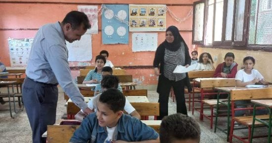انتظام امتحانات صفوف النقل للفصل الدراسي الثانى