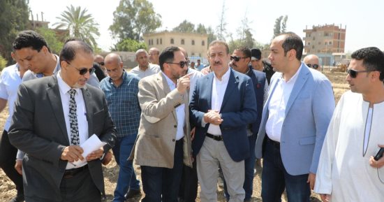 محافظ المنوفية يتفقد أعمال إنشاء مستشفى الشهداء الجديد