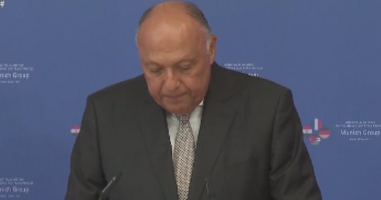 سامح شكرى: استمرار سلوك إسرائيل يطيح بآمال التعايش والاستقرار بالمنطقة