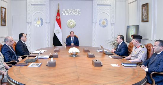 الرئيس السيسى يعقد اجتماعًا لمتابعة جهود تنمية وتطوير استفادة مصر من الثروات المعدنية.. وجه باستمرار العمل على إدارة واستغلال المواد الخام على الوجه الأمثل وانتهاج أفضل أساليب الإدارة الحديثة والتقنيات المتطورة