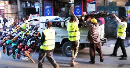 إزالة 645 حالة إشغال وتحرير 32 محضرا فى حملة مكبرة بأسوان
