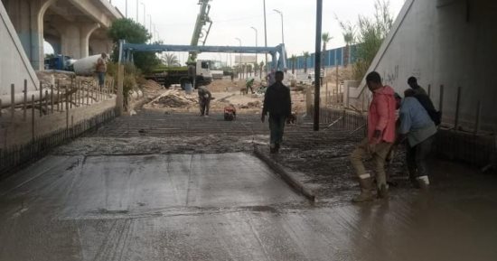 إعادة فتح نفق السكة الحديد بمدينة المستقبل بالإسماعيلية عقب انتهاء أعمال التطوير