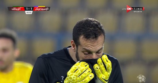 حارس الإسماعيلى لشيكابالا: "شكراً ليك ولكل لاعبى الزمالك اللى وقفوا جنبى"