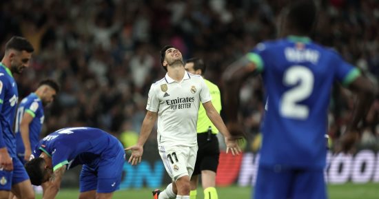 ريال مدريد يتخطى خيتافي بهدف أسينسيو في الدوري الإسباني.. فيديو