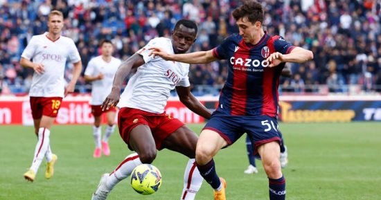 روما يتعادل سلبيا مع بولونيا في الدوري الإيطالي