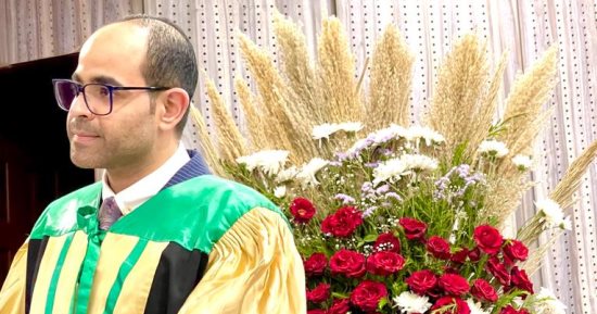 رئيس محكمة جنايات الطفل يحصل على الدكتوراه فى القانون بدرجة امتياز