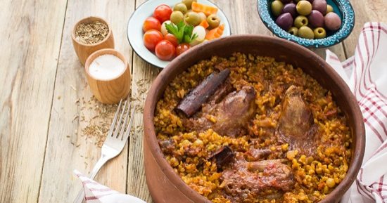  طريقة عمل طاجن الأرز المعمر بالحمام