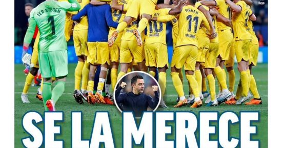 برشلونة أبطال الدوري الإسباني.. ومدريد تتنفس على رأس عناوين صحف العالم