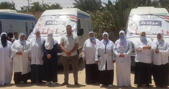 حياة كريمة ببنى سويف.. الكشف وتوفير العلاج لـ1100 حالة خلال قافلة طبية بقرية الحرية"3"