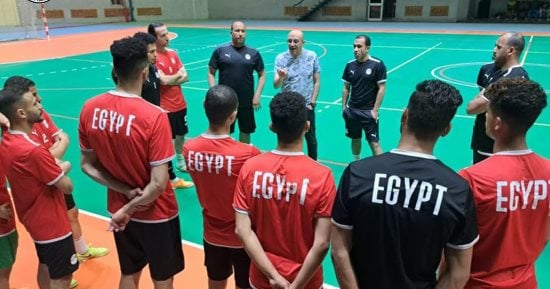 اكتمال صفوف منتخب الصالات قبل انطلاق بطولة كأس العرب