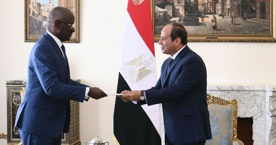 الرئيس السيسى يتسلم رسالة من نظيره الموريتانى تشيد بدور مصر الرائد على المستويين العربي والأفريقي  