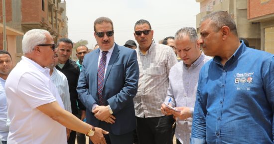 بدء توصيل الصرف الصحى لمنطقة تجمع العفيفي بالمنوفية ضمن "حياة كريمة"