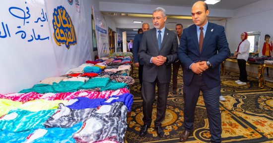 افتتاح معرض الملابس الجديدة بجامعة الإسكندرية بالتعاون مع صندوق تحيا مصر