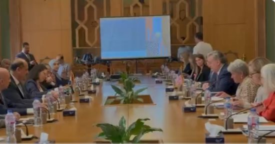 سفارة واشنطن بالقاهرة تحتفى بالاجتماع الافتتاحى للجنة الاقتصادية بين مصر وأمريكا