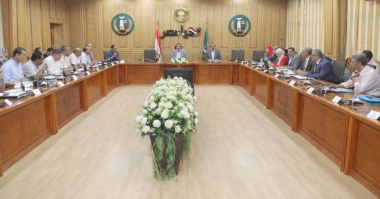 محافظ المنوفية يترأس اجتماع المجلس القومى للسكان لمناقشة المؤشرات السكانية