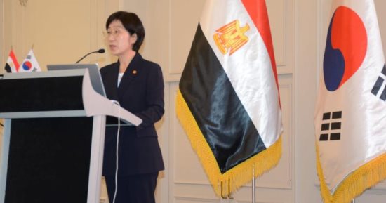 وزيرة البيئة بكوريا الجنوبية تشيد بخطوات الرئيس لتحسين الصحة العامة والبيئة