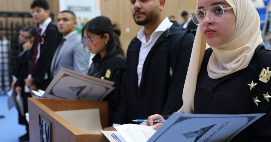 محاكمة صورية بجامعة المنصورة الجديدة تعالج قضية رشوة موظف عام