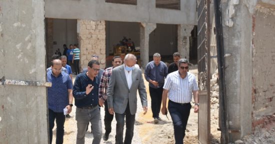 محافظ القليوبية يتفقد أعمال تطوير مجزر كفر سعد ببنها وإنشاء السوق الحضاري بالقناطر الخيرية