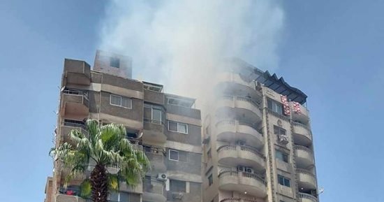 إخماد حريق شقة سكنية فى منطقة فيصل