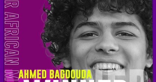"أحمد فؤاد" بطل كفر الشيخ يحصد فضية البطولة الأفريقية للمصارعة للكبار بتونس