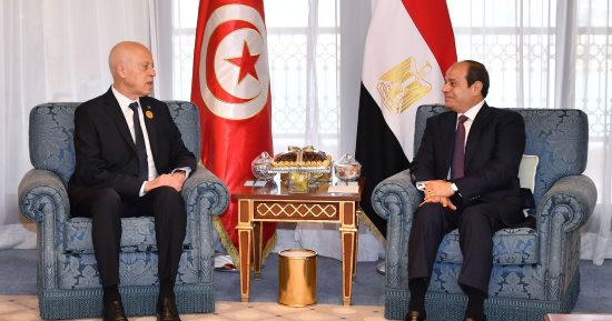 الرئيس السيسي يعرب عن التقدير للعلاقات الوثيقة والتاريخية بين مصر وتونس