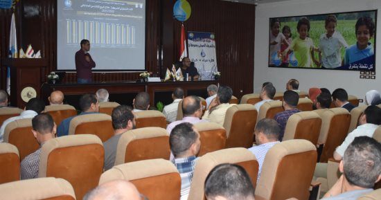 مياه سوهاج تستعرض معايير التقييم الدورية لخطط الشركة فى مجال الحوكمة والترشيد