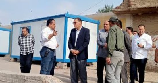محافظ الشرقية يتفقد آخر مراحل إنشاء مجمع الخدمات وتجديد جسر مصرف بلبيس العمومى