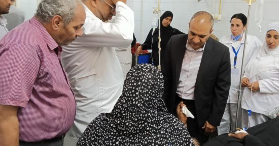 خروج 8 حالات من مصابى انهيار منزل فى قنا