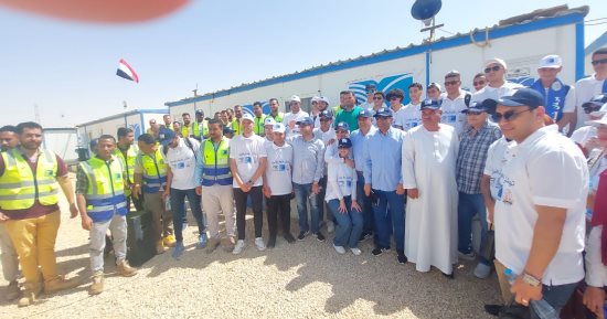 طلاب جامعة المنوفية في زيارة للمشروعات التنموية العملاقة بتوشكى.. صور