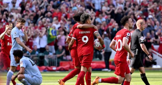 ملخص وأهداف مباراة ليفربول ضد أستون فيلا في الدوري الإنجليزي