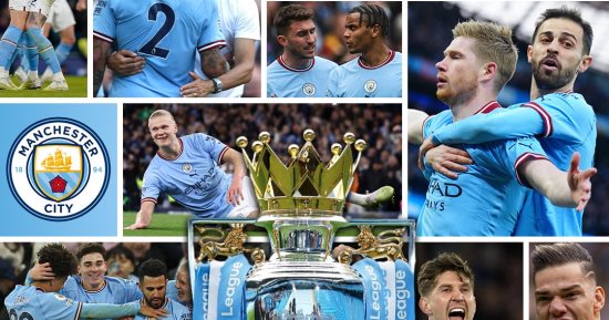 مانشستر سيتى يتربع على عرش الدورى الإنجليزى.. أرسنال يُهدى السيتيزنز اللقب بالسقوط أمام نوتينجهام.. السماوى يتوج باللقب الثالث على التوالى والتاسع فى تاريخه.. وجوارديولا يرفع رصيده إلى 33 لقبا بمشواره التدريبى