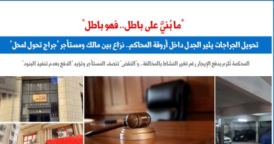 "ما بُنى على باطل فهو باطل".. تحويل الجراجات يثير الجدل داخل المحاكم.. برلماني