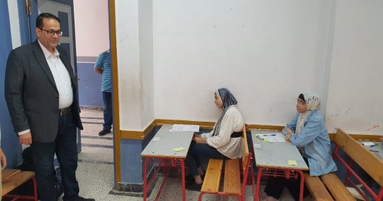 وكيل تعليم الغربية يتابع سير الامتحانات بشرق وغرب طنطا.. صور