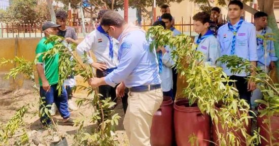 محافظ كفر الشيخ يتفقد الحديقة المركزية ويؤكد زراعة 185 ألف شجرة مثمرة