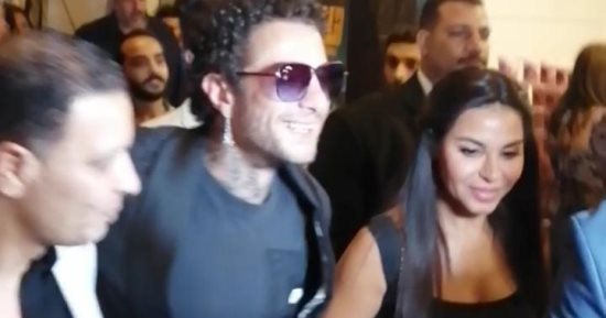 أحمد الفيشاوي ونسربن أمين وثراء جبيل يحتفلون بعرض فيلم "رهبة" 