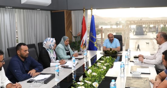 محافظ أسوان يعقد اجتماعا لمناقشة معدلات تنفيذ المشروعات الجارية