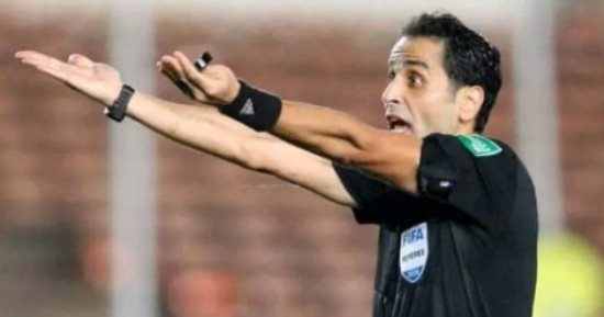  الليبي معتز إبراهيم حكماً لمباراة الذهاب بين الأهلى والوداد 