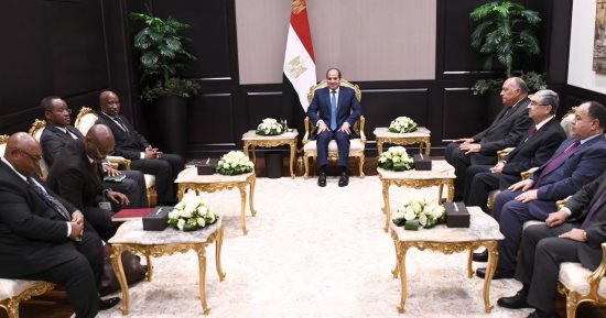 الرئيس السيسي يلتقي رئيس وزراء جمهورية بوروندي فى شرم الشيخ