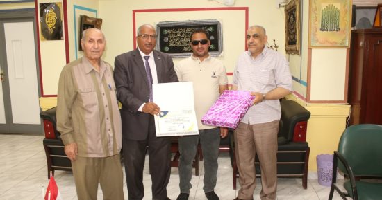 تكريم مراقب أول لجنة إعدادية ببنى سويف بعد تصديه لمحاولة غش