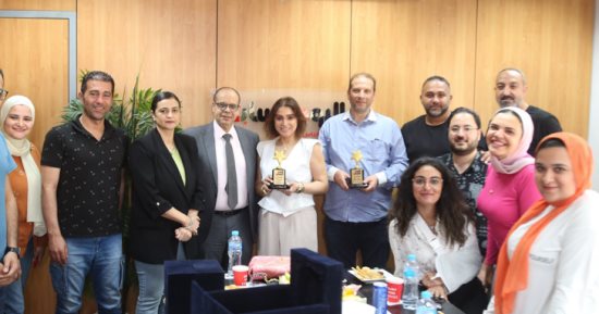 اليوم السابع يكرم روجينا وناصر عبد الرحمن ورؤوف عبد العزيز بعد نجاح "ستهم"